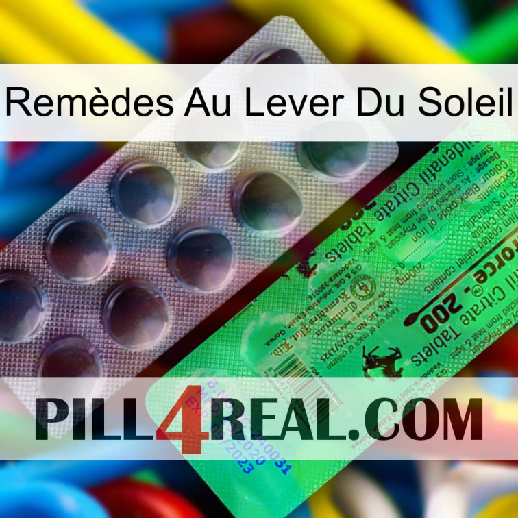Remèdes Au Lever Du Soleil new04